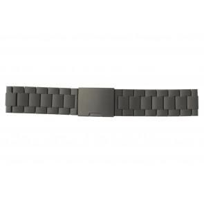 Watch strap Fossil PR2105 / JR1401 / 25XXXX - 134XXXX / Nate Steel Black 24mm